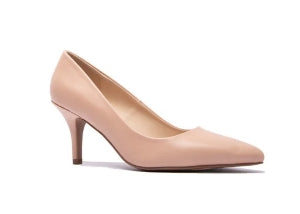 Qupid Pointy Toe Women's Court Heel Office Shoes