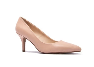 Qupid Pointy Toe Women's Court Heel Office Shoes