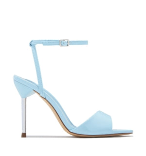 Bern Evana Adjustable Ankle Strap Peep Toe Stiletto Heel-Baby blue