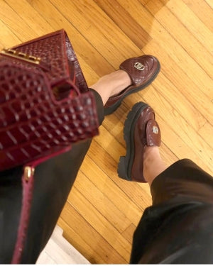 Liliana Kora-1 Platform Lug Sole Round Toe Women Loafer