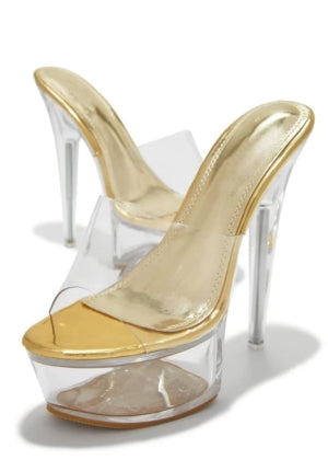 Lily Mafia-4 Fashion Clear Platform Round Open Toe Stiletto Heel Mule-Nude