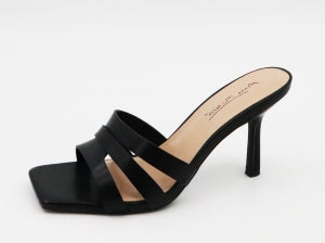 Bamboo Neal-24 Strappy Square Toe Heel Sandals