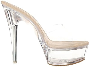 Chase Serenity-1 Trendy Slip-on Platform Round Open Toe – Women’s Stiletto Heel Mule