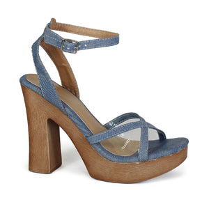 Yoki Arlesa-02 Platform Block Heel Sandal