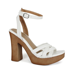 Yoki Arlesa-05 Platform Block Heel Sandal