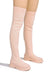 Thigh High Sock Chunky Platform Women Boots-Pink