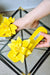 Flower design Spring Women Flat Sandals-Yellow