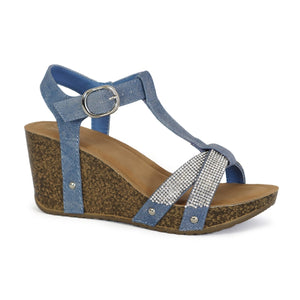 Yoki Netta-67 Platform Wedge Heel Sandal